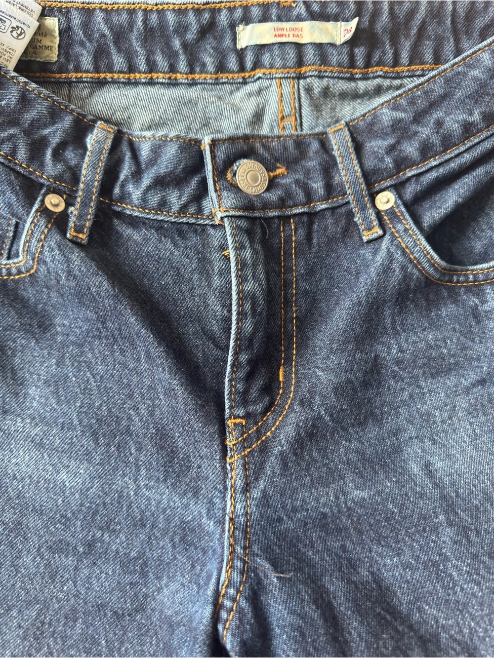 Levi's Women's Boyfriend Jeans in Medium Blue Denim